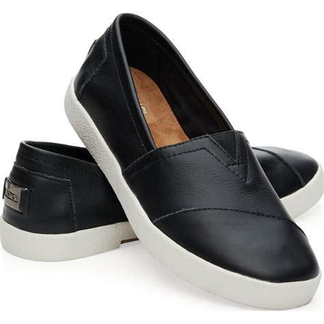 flat black slip on shoes.